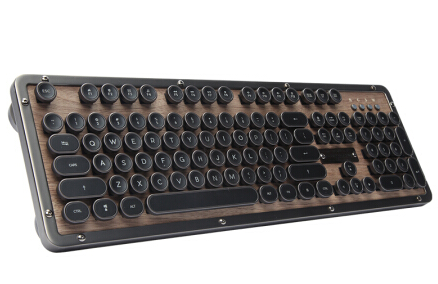 复古机械键盘好用吗？AZIO 核桃木 复古机械键盘怎么样？