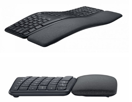 罗技推出Ergo K860人体工学键盘：独特波浪形设计
