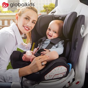 环球娃娃星钻骑士安全座椅360度旋转儿童宝宝Isofix汽车用0-12岁